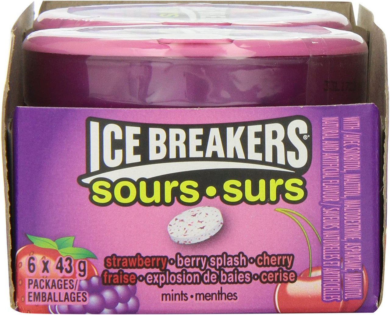 Ice Breakers Berry Sours Original Sours, 1.5oz Pucks(6pk) {Canadian}